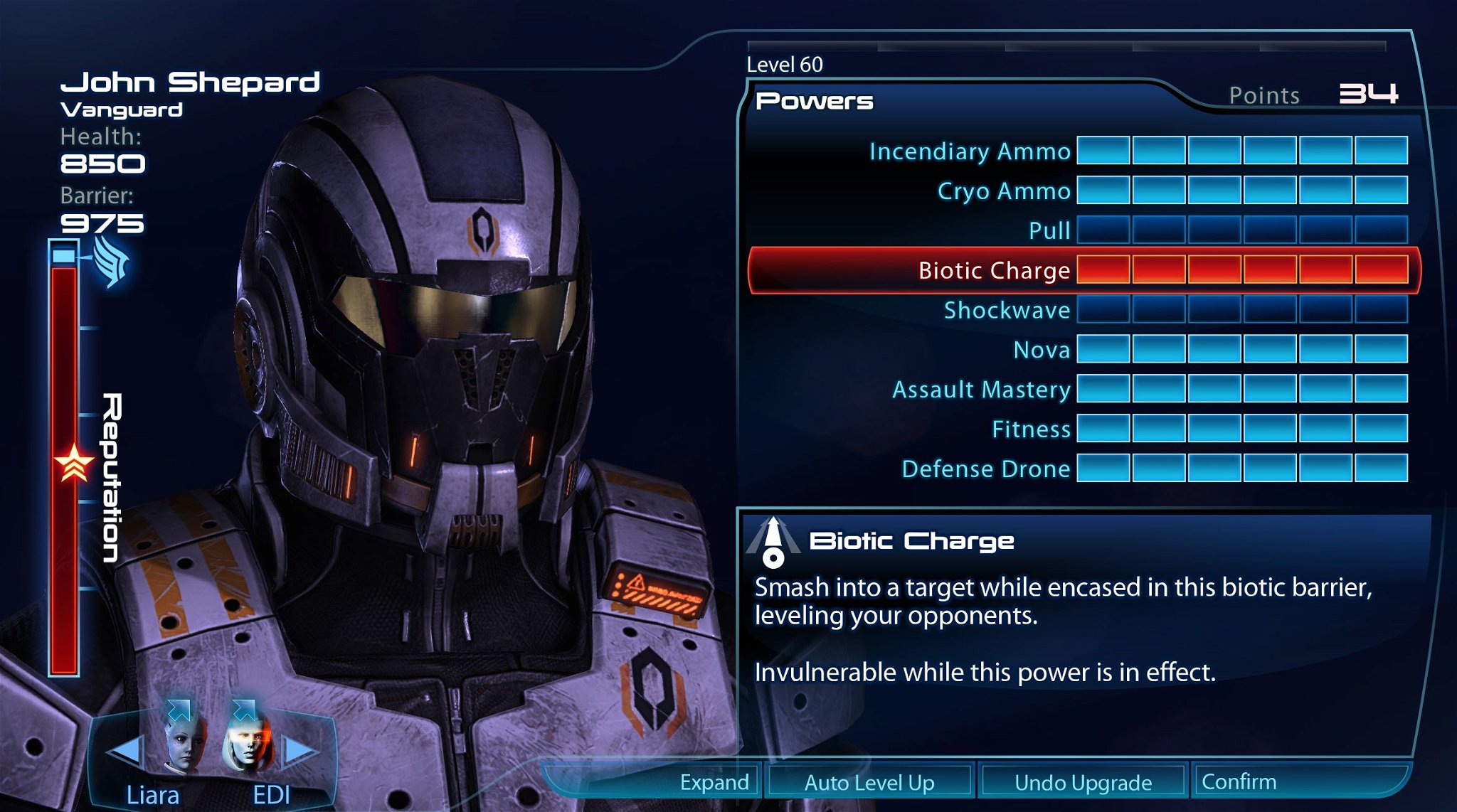Best Vanguard Build Invulnerable Biotic Mass Effect ME