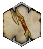 Dual blade dagger schematic icon