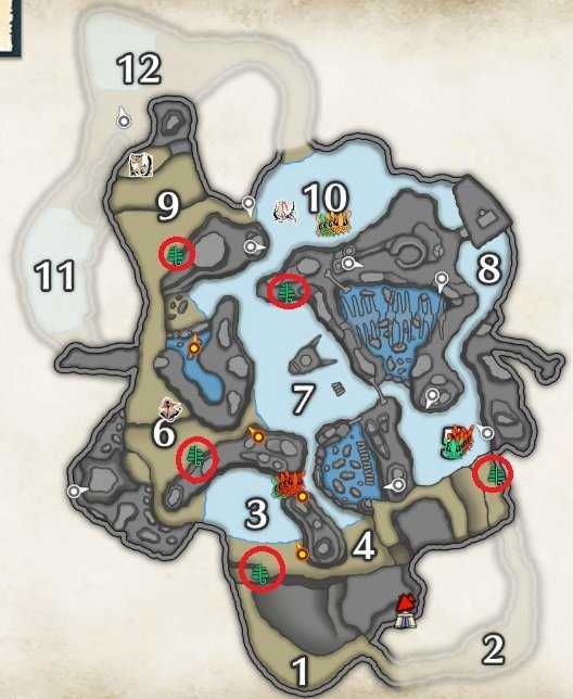Herb locations frost islands