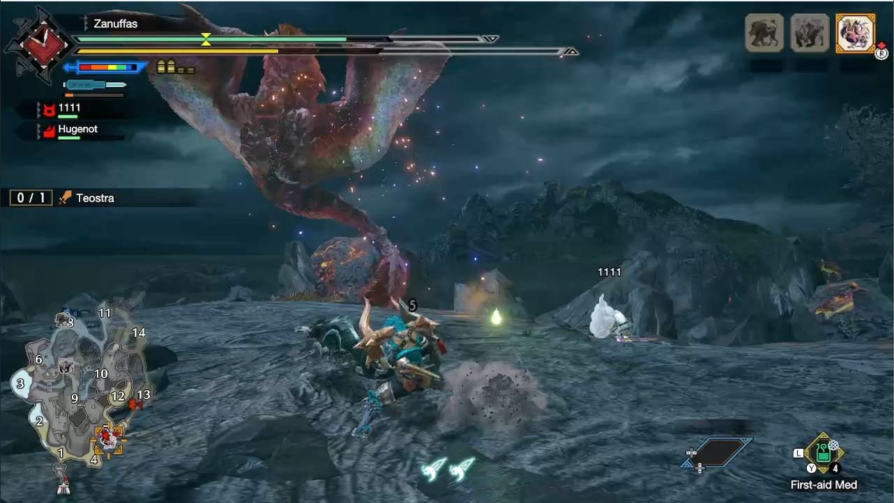 teostra flying lunge attack