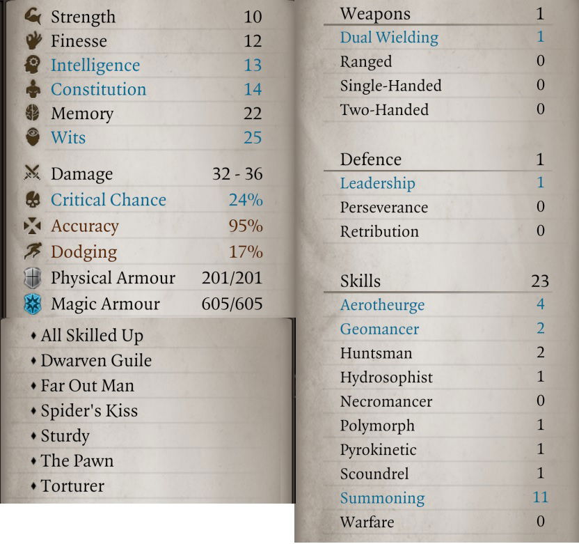 Divinity 2 Totemancer stats