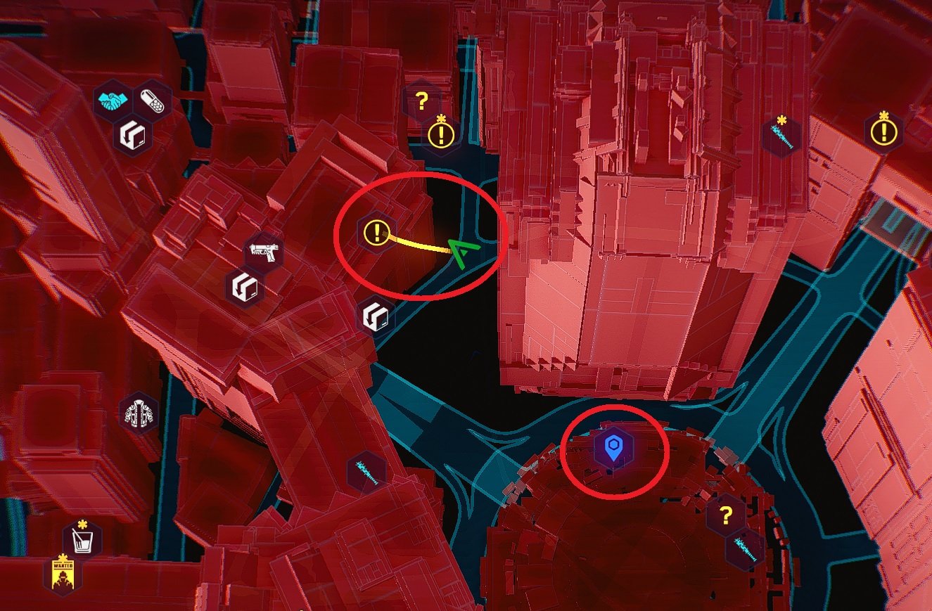 Arasaka Legandary Mantis blades Location Cyberpunk 2077