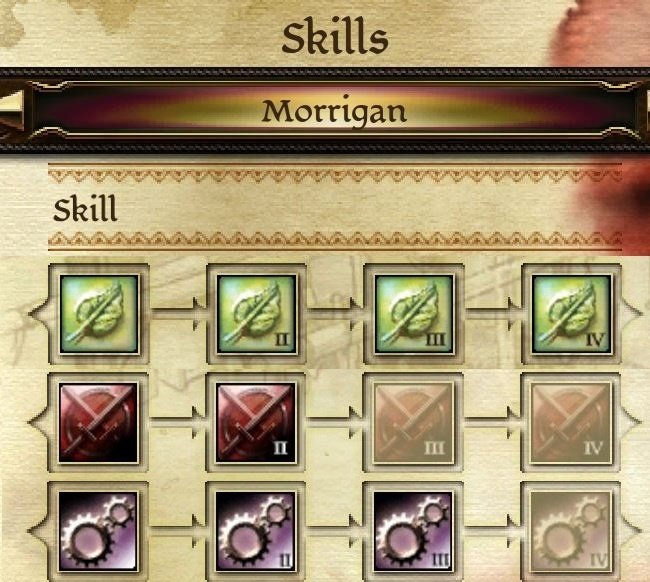 Morrigan skills wizard build