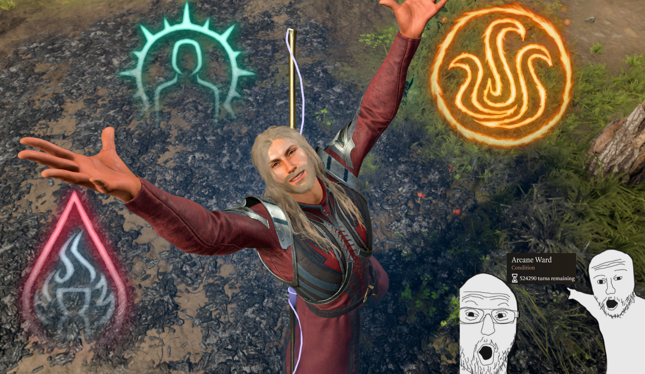 Infinite Arcane Ward stacks