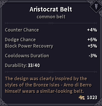 Aristocrat Belt