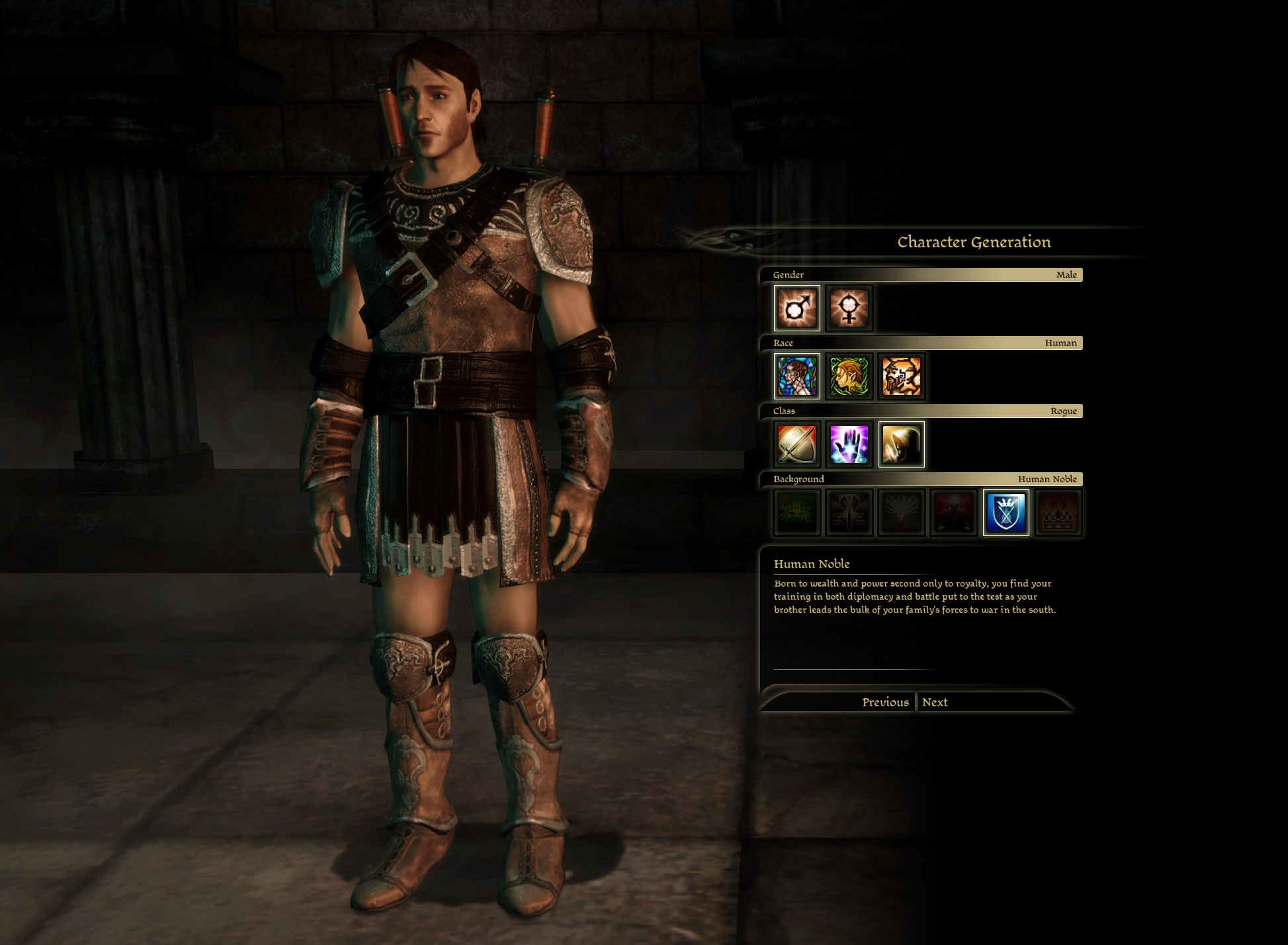 character creation rogue dao