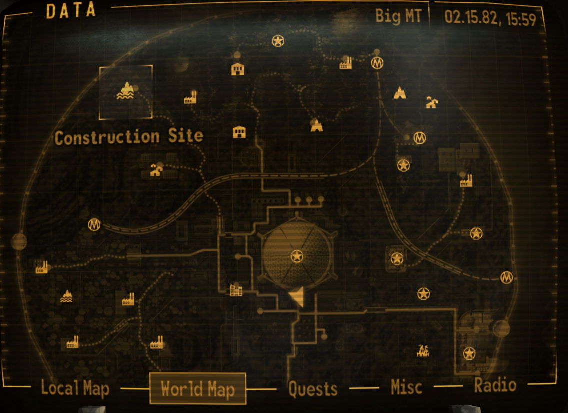 construction site location fallout new vegas