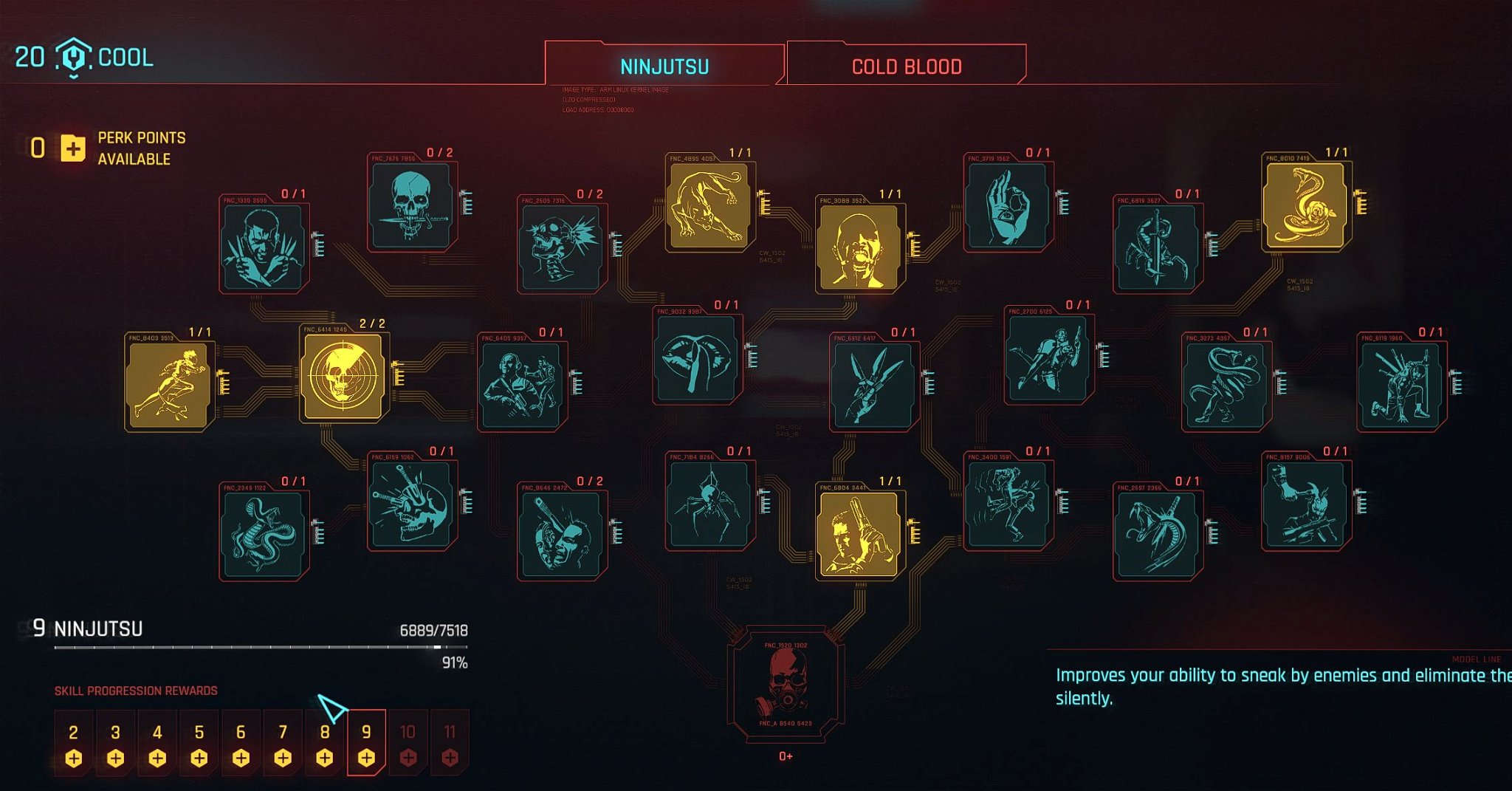 contagion build ninjutsu tree cyberpunk 2077