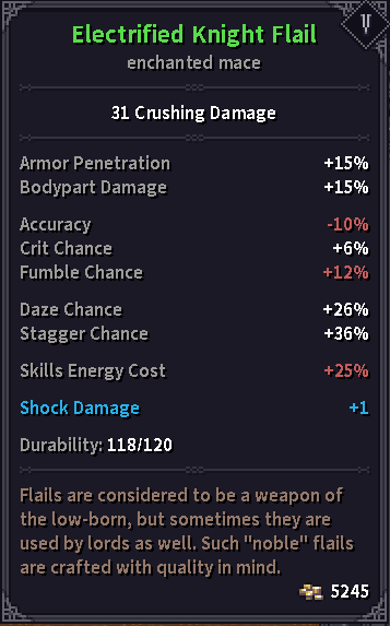 Flail Stats