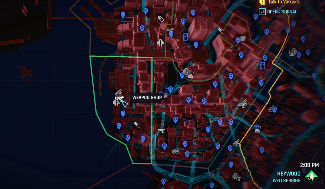 All Weapon Vendors Locations | Cyberpunk 2077