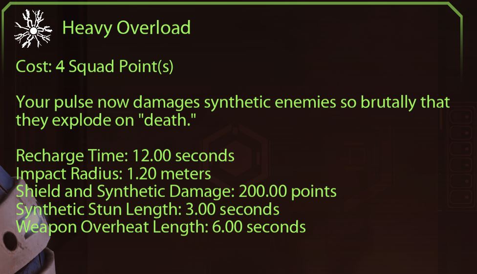 heavy overload skill