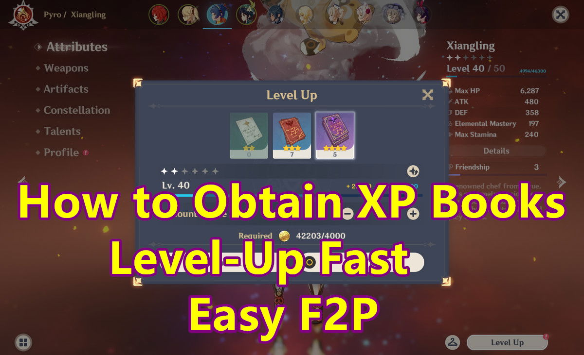 How to Obtain XP Books and Level Up Fast | Easy F2P