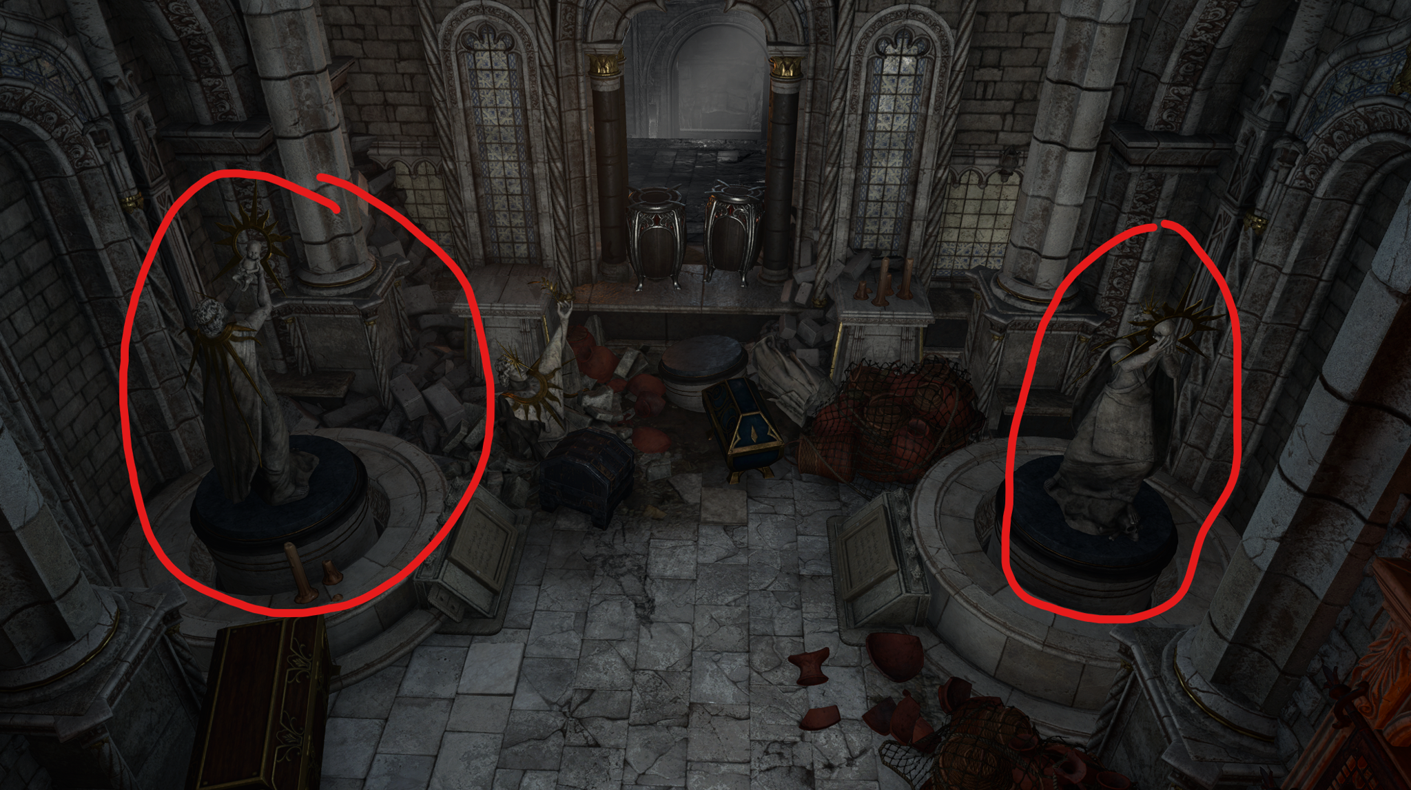 inquisitor chambers statues blood of lathander bg3