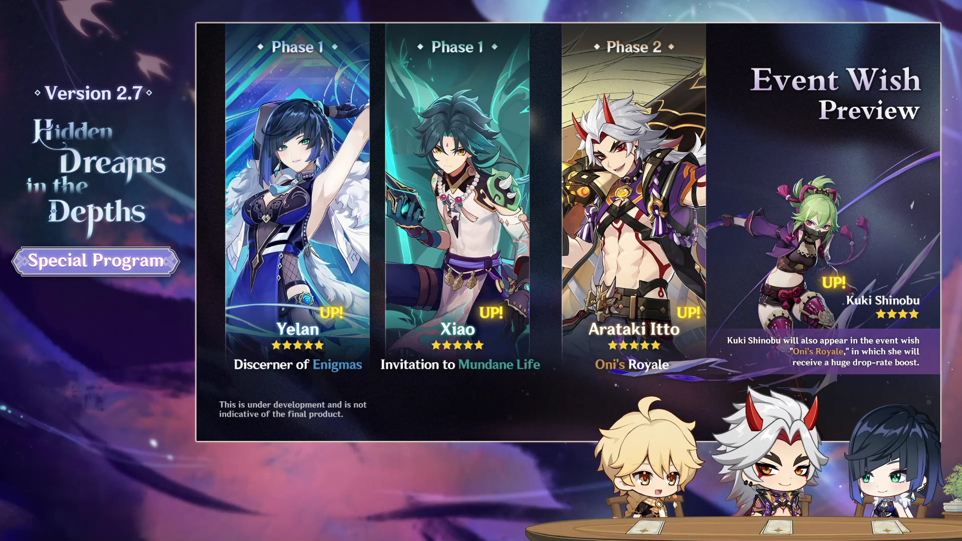 Itto, Xiao, Yelan, Which One is Worth Pulling in Version 2.7?