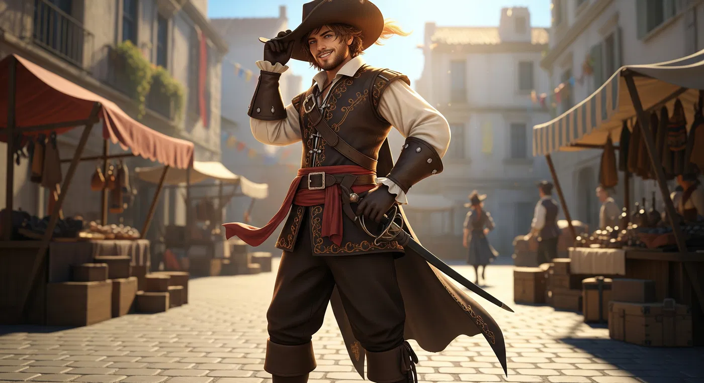 Jack Sparrow Build - Swashbuckler and Swords Bard Multiclass cover image