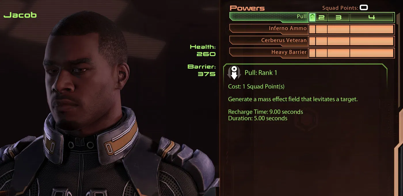 Jacob soldier build mass effect 2