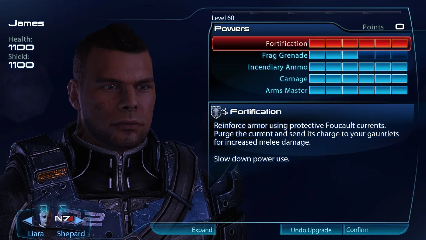 James build squad abilities Mass Effect 3