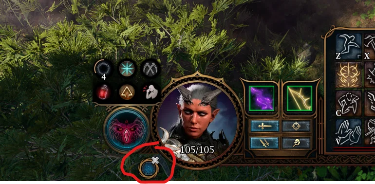 manual cancel concentration spell bg3