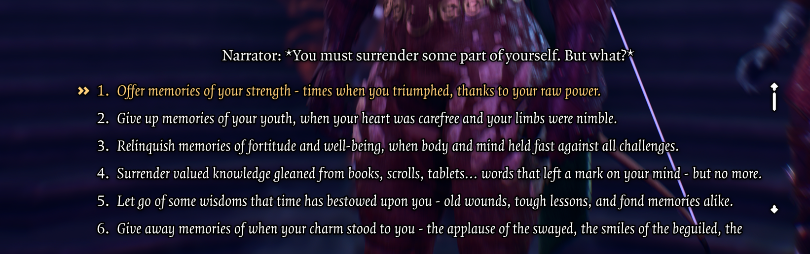 mirror of loss offerable memories bg3