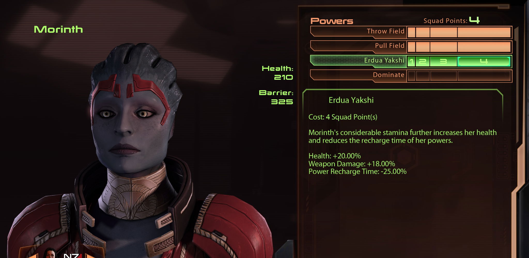 Morinth Build Mass Effect 2 Me2