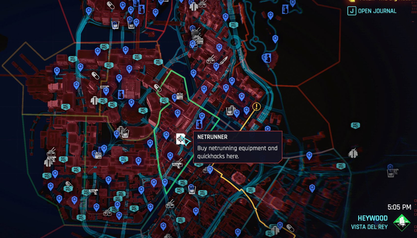 Netrunner locations | Cyberpunk 2077
