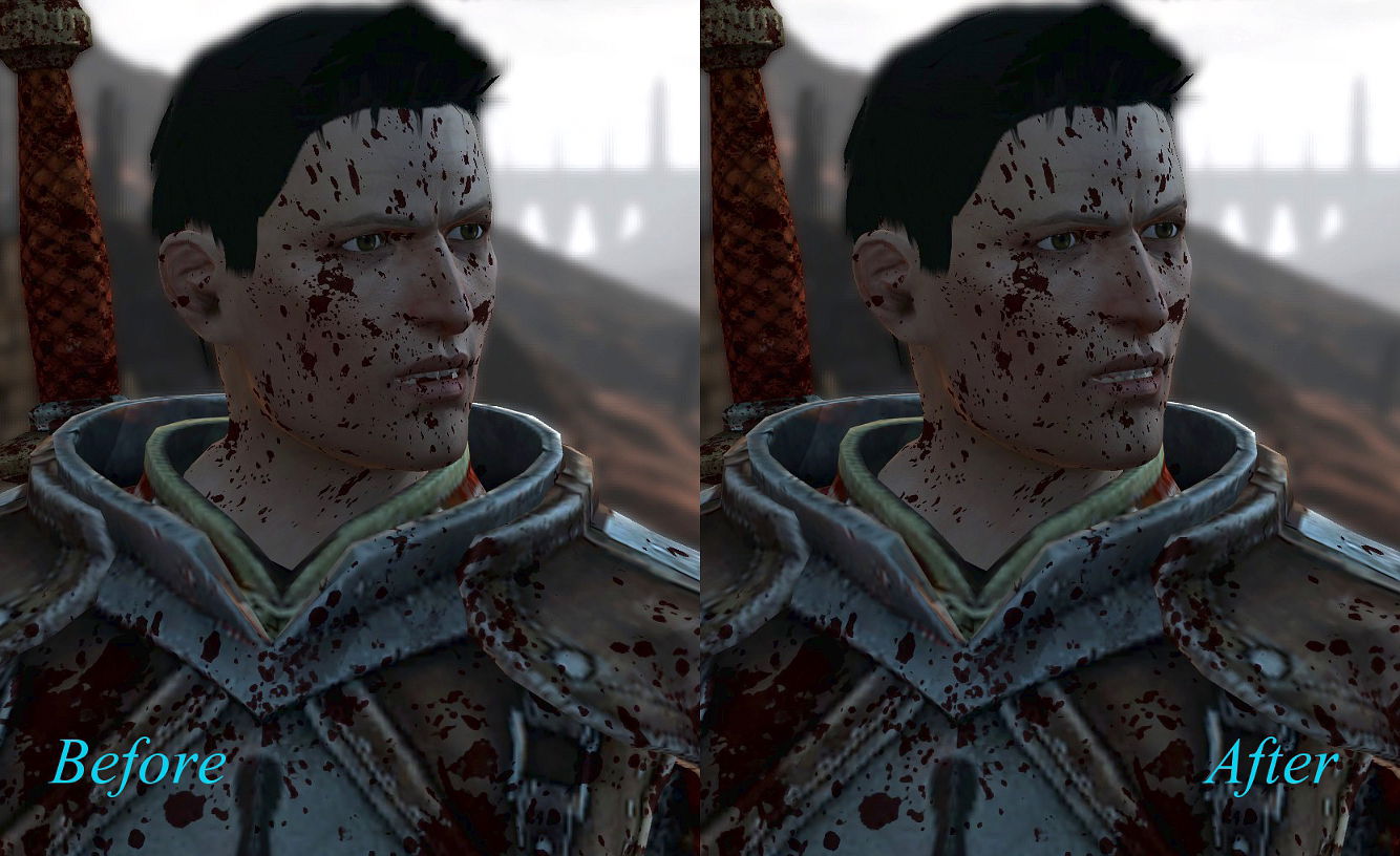 No more bloody teeth Dragon age 2