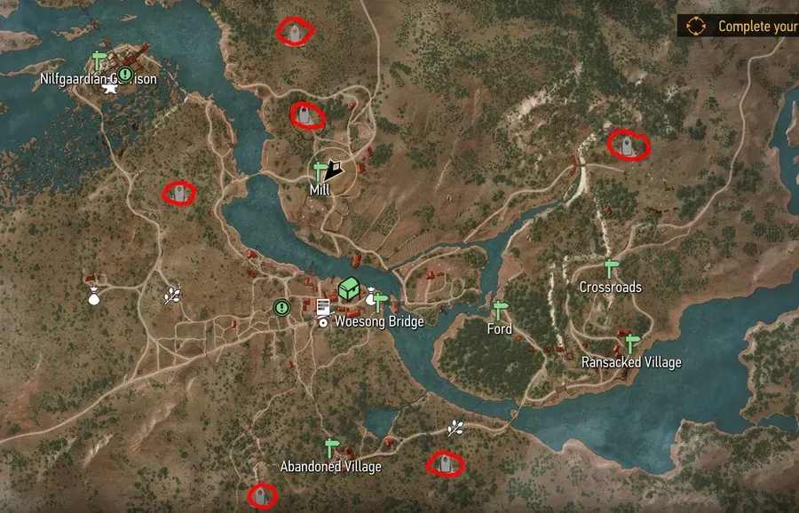 places of power white orchard witcher 3
