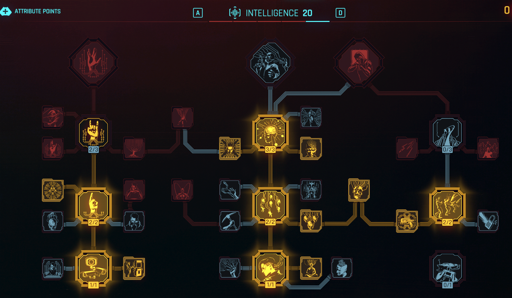 quickhack beginner build intelligence perks cyberpunk 2077