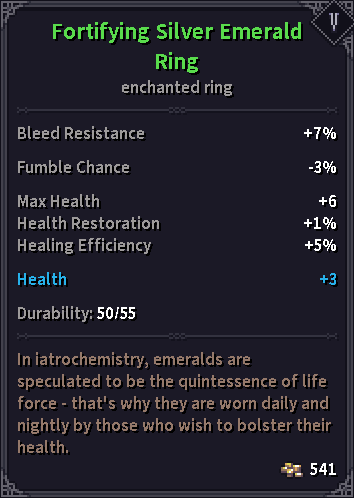 Rings stats