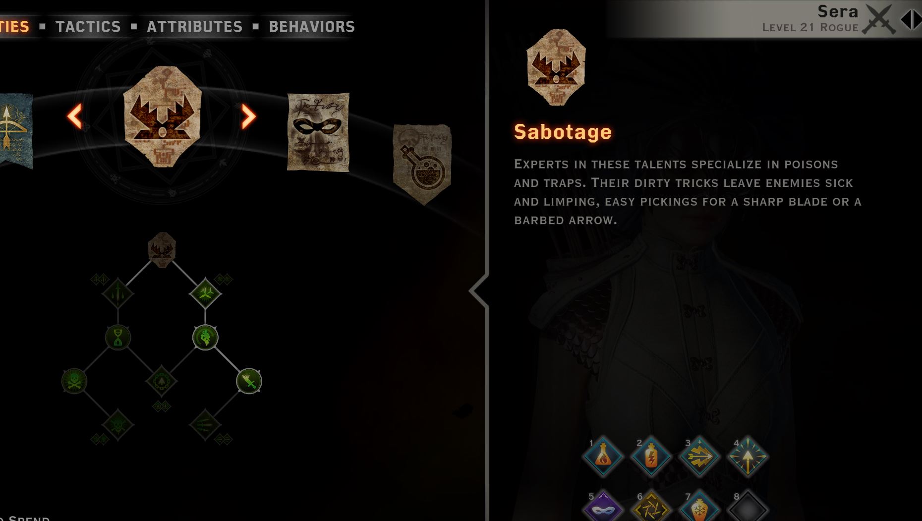 Sabotage tree sera