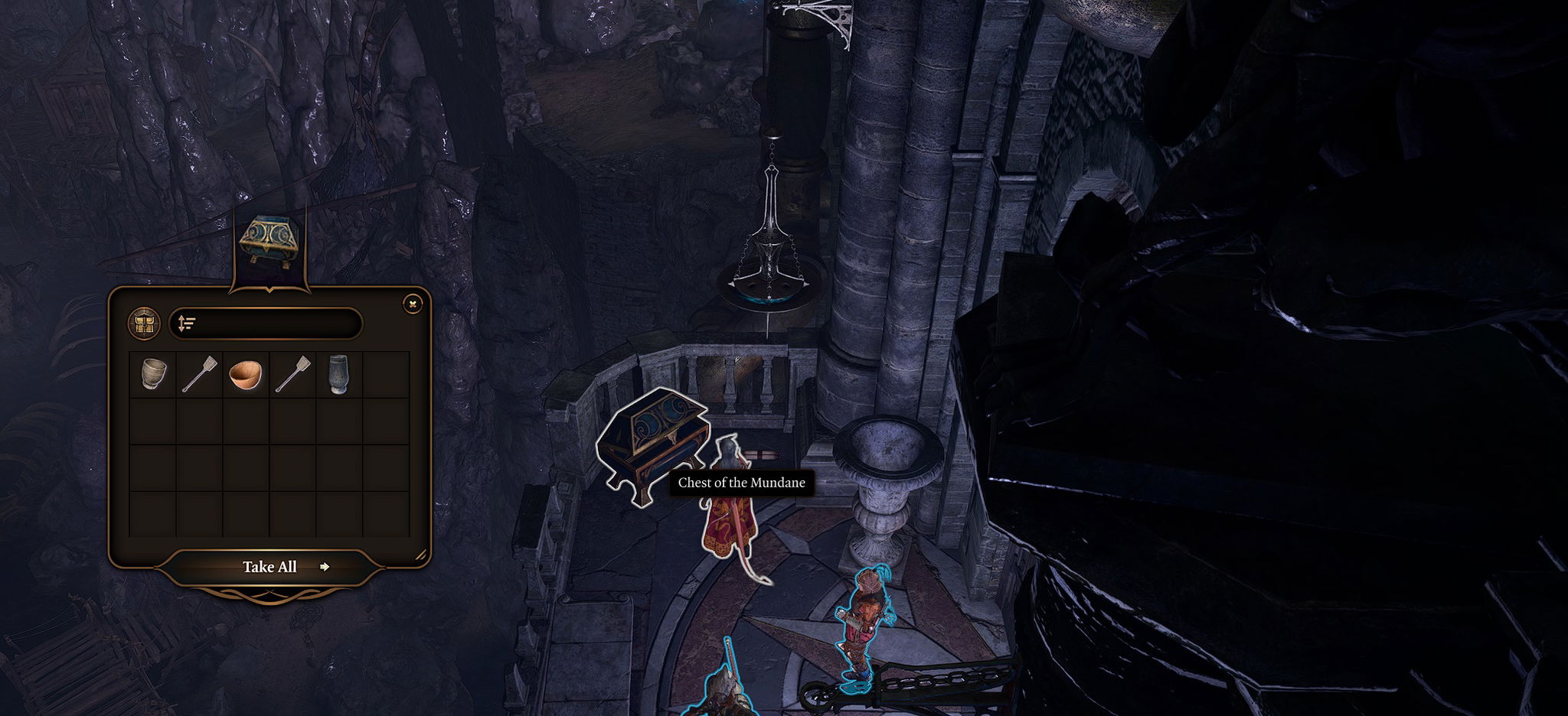 Chest of the Mundane and its contents