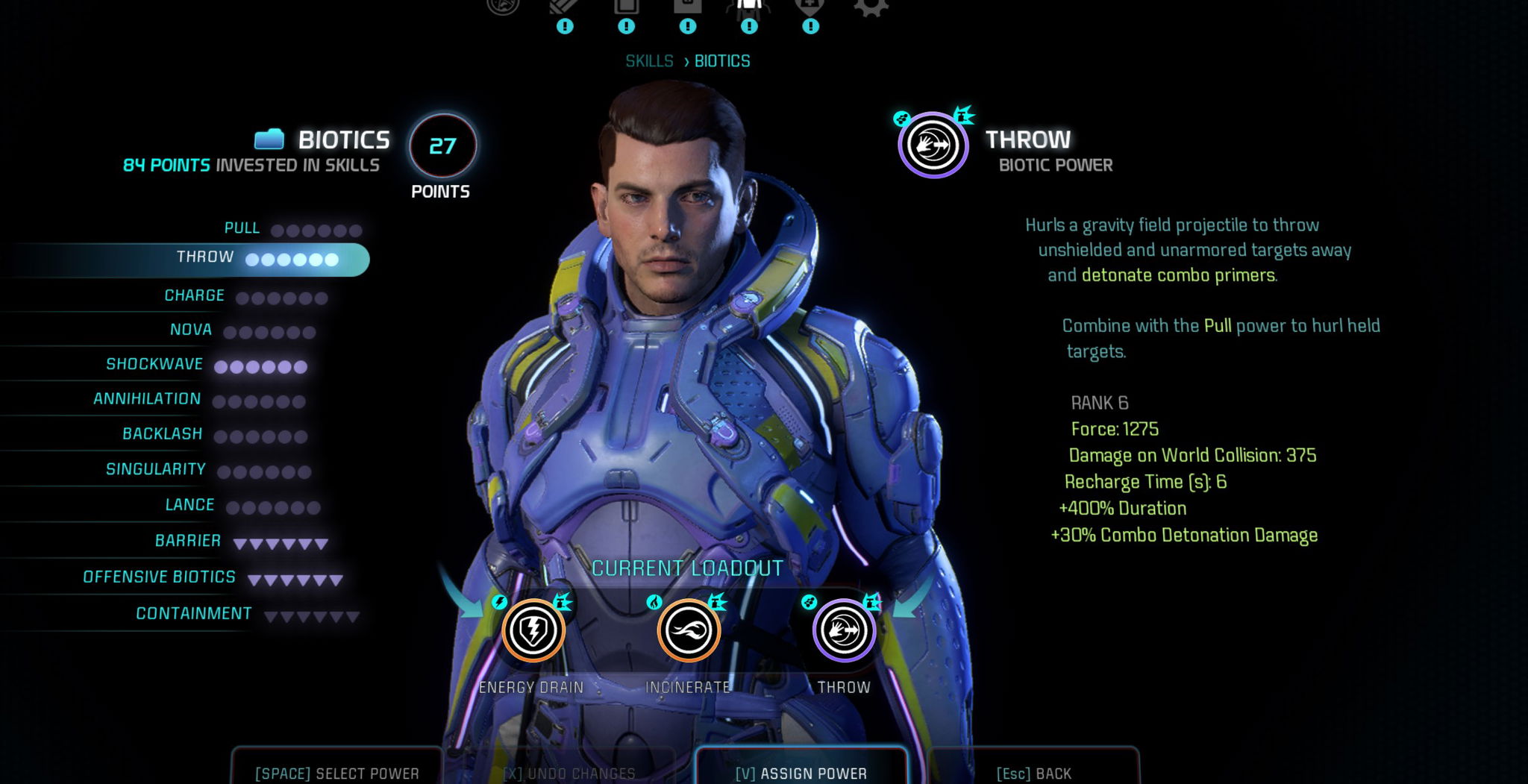 sentinel build biotics tree mass effect andromeda