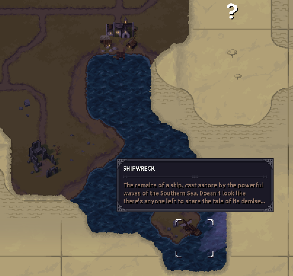 Shipwreck map