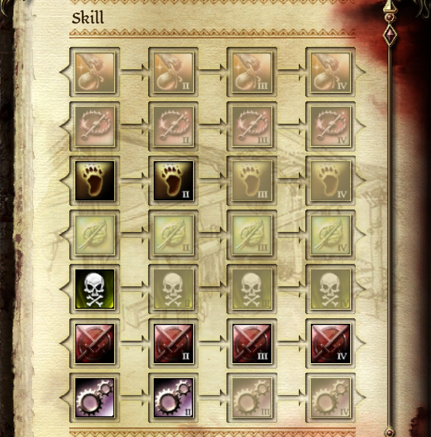 skills alistair two hander build dao