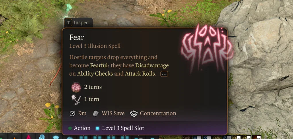 spell concentration bg3