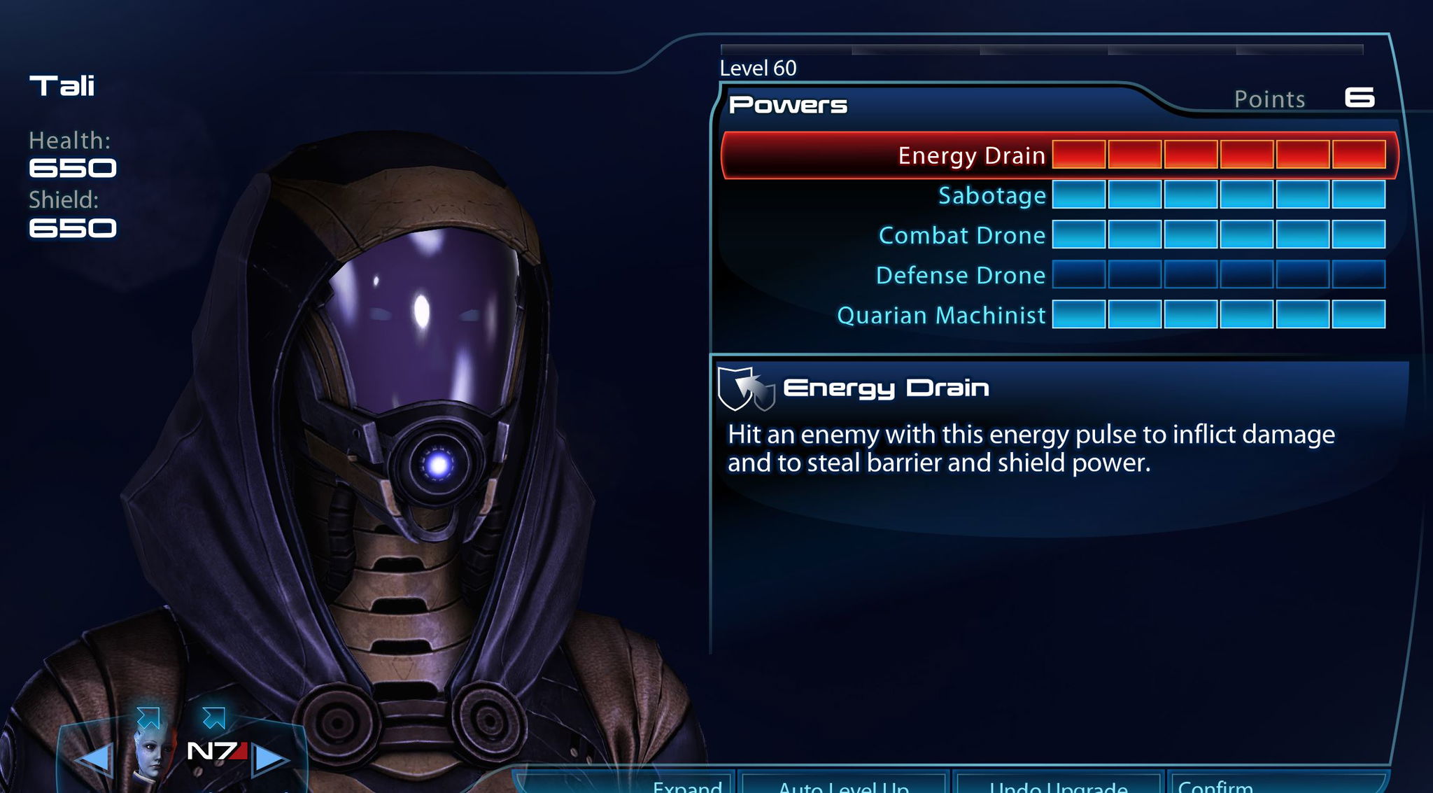 Tali build squad abilities mass effect 3