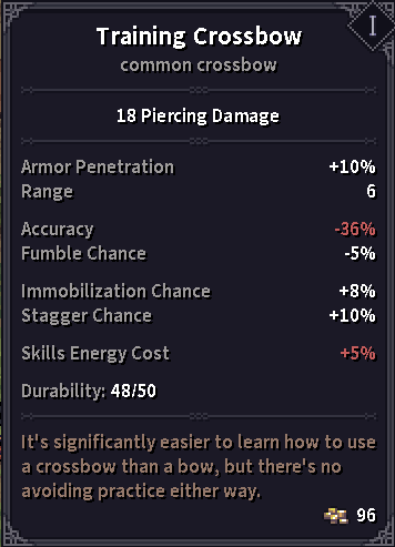 Training CrossbowStats