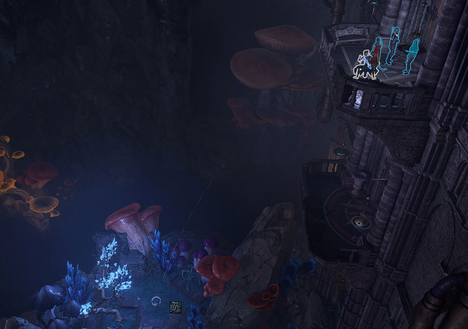 Jumping off of the balcony